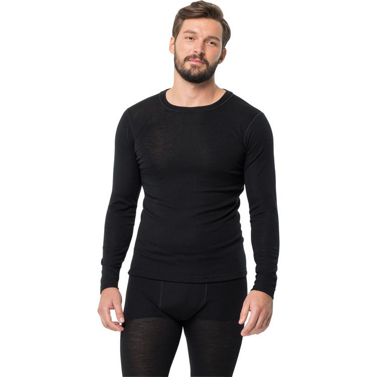 Jack Wolfskin Jack Wolfskin MERINO LONGSLEEVE M Funktionsshirt Herren - black - 0 | SportScheck