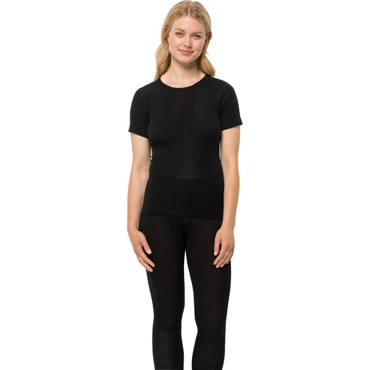 Jack Wolfskin Jack Wolfskin MERINO SHORTSLEEVE W Funktionsshirt Damen - black - 0 | SportScheck