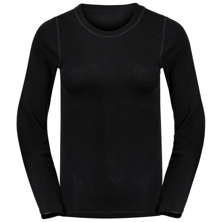 Jack Wolfskin Jack Wolfskin MERINO LONGSLEEVE W Sweatshirt Damen - black - 0 | SportScheck