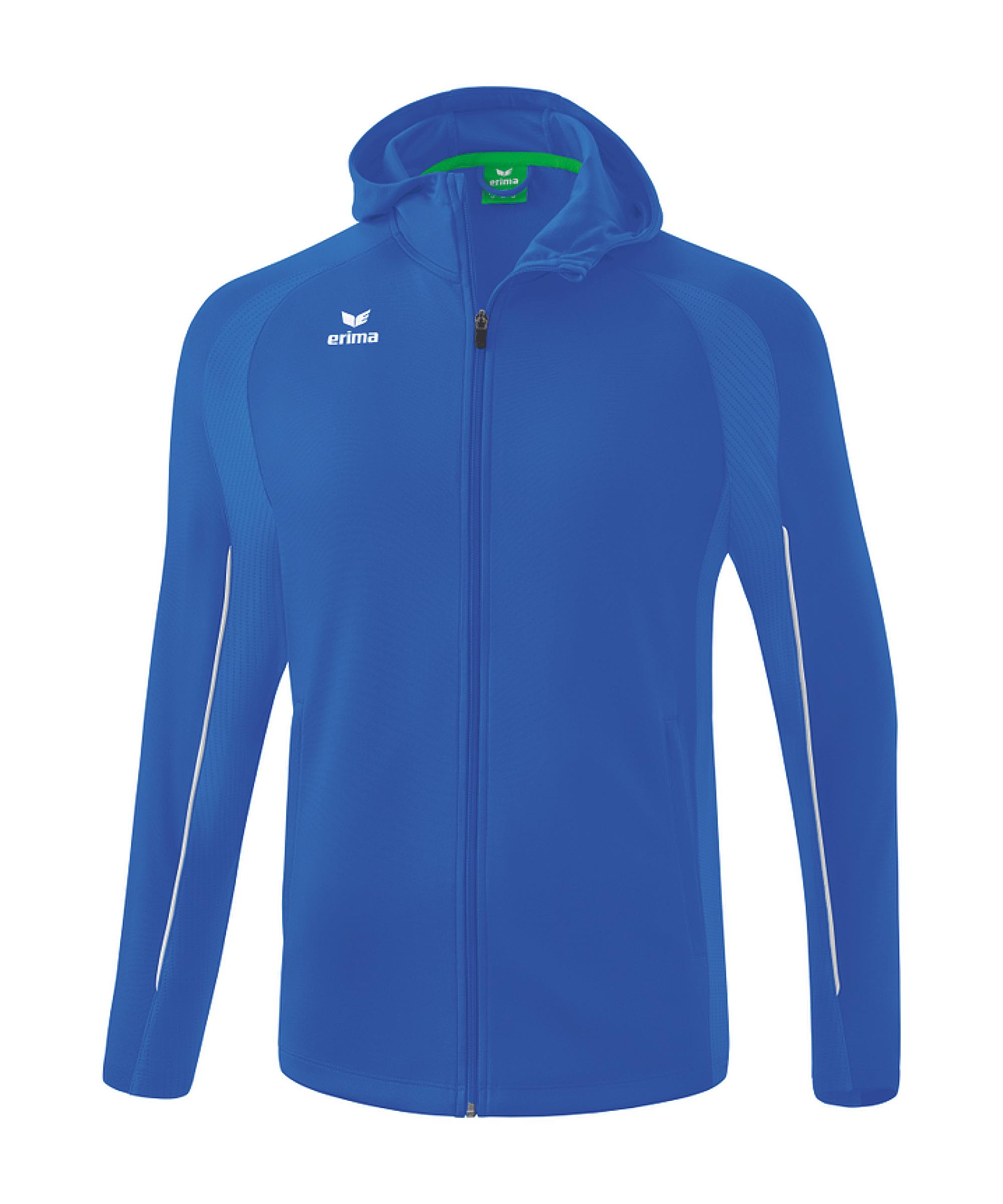 Erima Liga Star Kapuzenjacke Trainingsjacke Herren - blauweiss