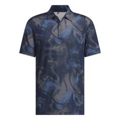 adidas Ultimate365 Printed Mesh Poloshirt Funktionsshirt Herren Collegiate Navy