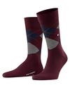 Burlington Edinburgh SO Socken Herren - claret (8435)