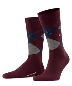 Burlington Edinburgh SO Freizeitsocken Herren claret (8435)