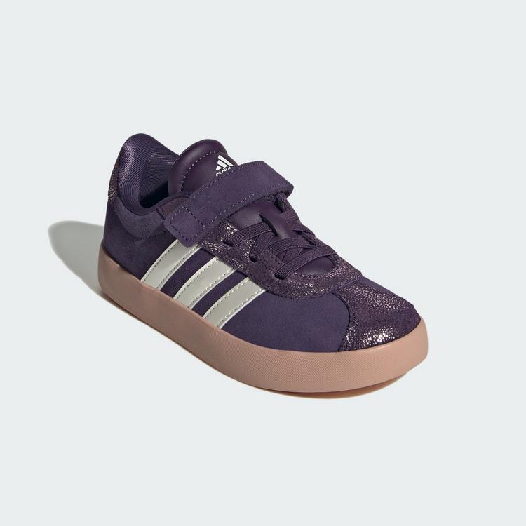 adidas adidas Kinderschuh VL Court 3.0 Kids Sneaker Kinder - Aurora Plum / Zero Metalic / Pink Gum - 3 | SportScheck