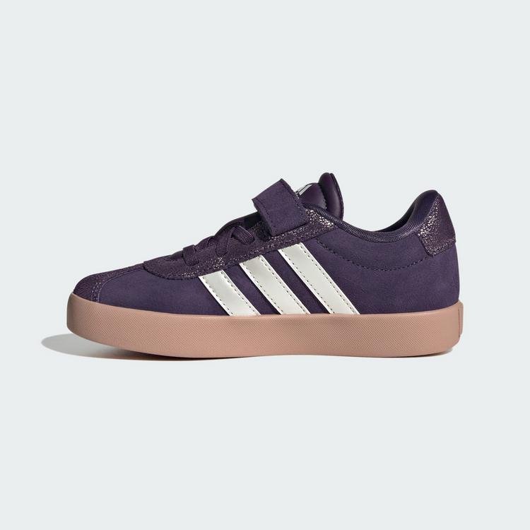 adidas adidas Kinderschuh VL Court 3.0 Kids Sneaker Kinder - Aurora Plum / Zero Metalic / Pink Gum - 5 | SportScheck