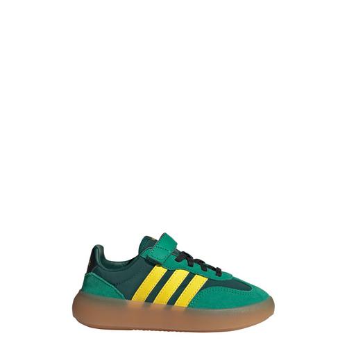 Rückansicht von adidas Barreda Decode Schuh Kids Sneaker Kinder Collegiate Green / Yellow / Court Green