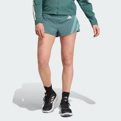 Rückansicht von adidas Adizero Archive Running Gel Shorts Funktionsshorts Damen Preloved Teal