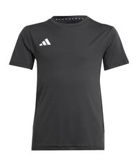 adidas Team Hemd Kids Laufshirt Kinder - schwarzweiss