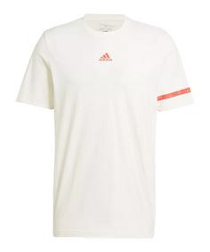 adidas T-Shirt Weiß Funktionsshirt Herren weiss