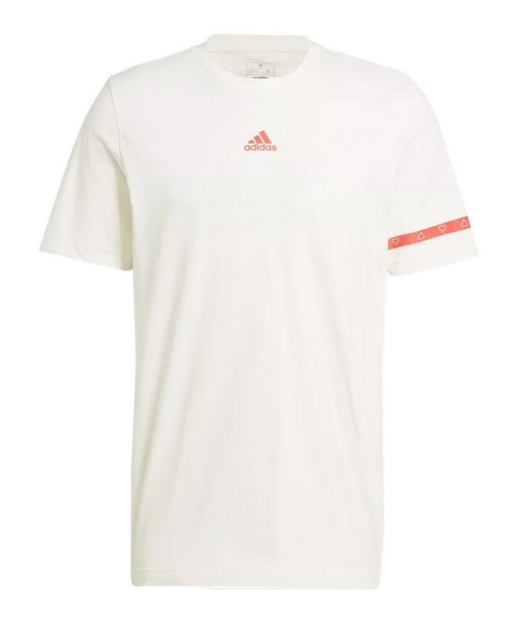 adidas adidas T-Shirt Wei&szlig; Funktionsshirt Herren - weiss - 0 | SportScheck