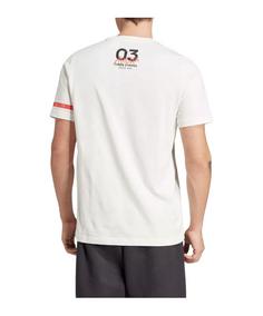 Rückansicht von adidas T-Shirt Weiß Funktionsshirt Herren weiss