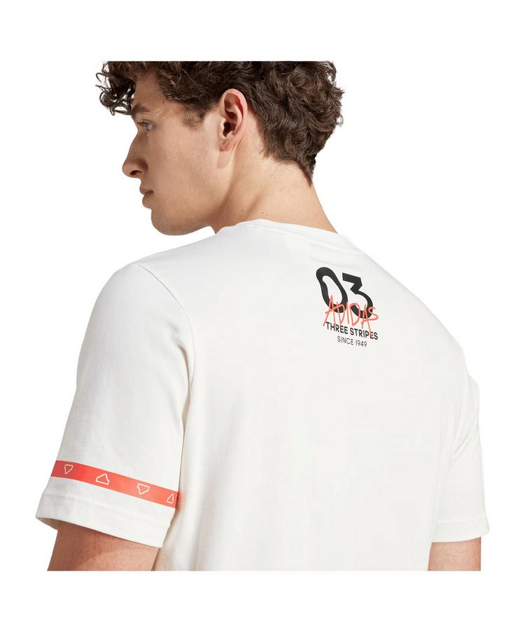 adidas adidas T-Shirt Wei&szlig; Funktionsshirt Herren - weiss - 1 | SportScheck