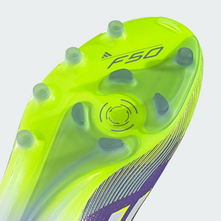 adidas adidas F50 Elite Fu&szlig;ballschuh, Kunstrasen Fu&szlig;ballschuhe - Purple Rush / Cloud White / Lucid Lemon - 5 | SportScheck