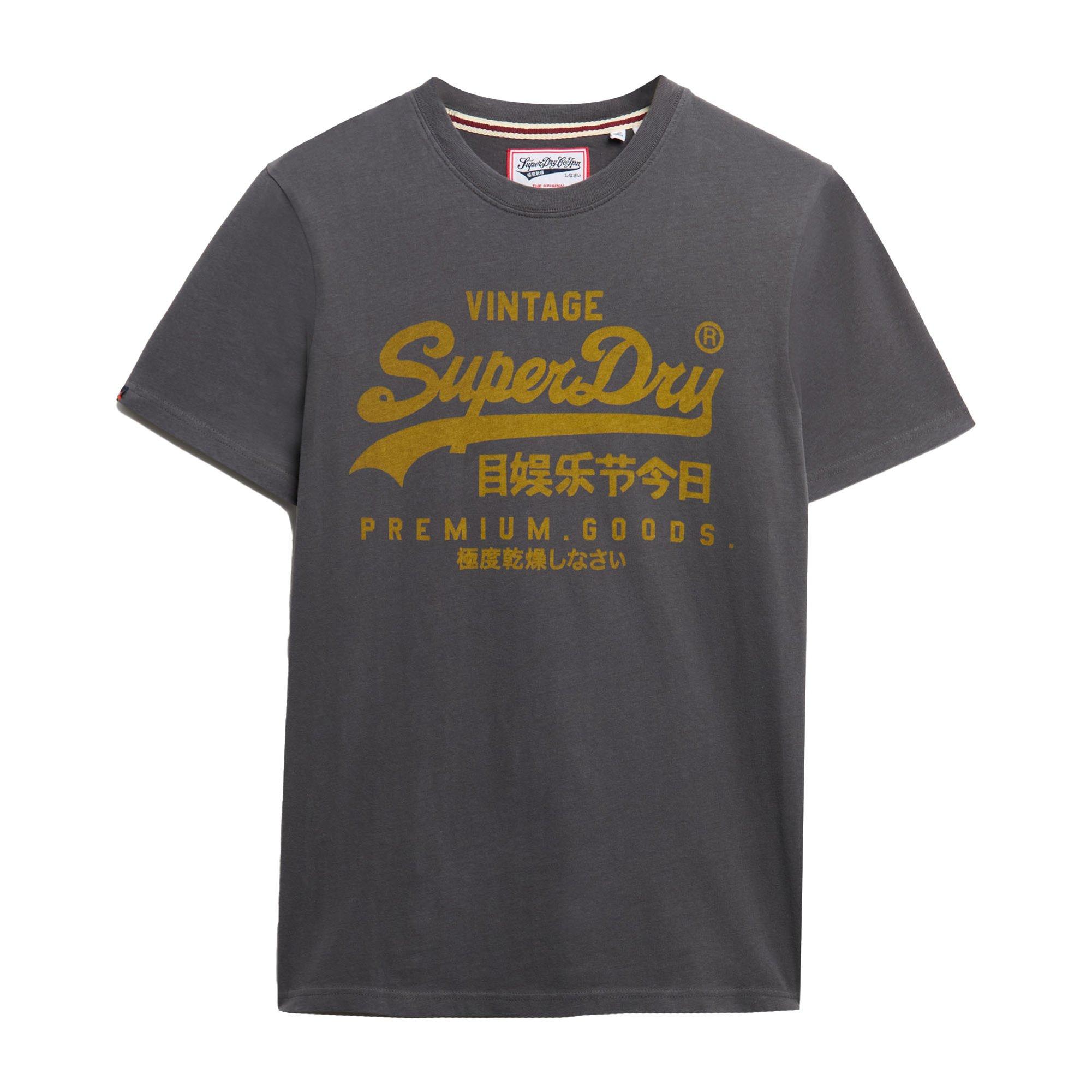 Superdry T-Shirt T-Shirt Herren - Dunkelgrau