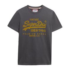 Superdry T-Shirt T-Shirt Herren Dunkelgrau