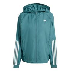 adidas WIND.RDY Hyperglam Windbreaker Trainingsjacke Damen Preloved Teal / White