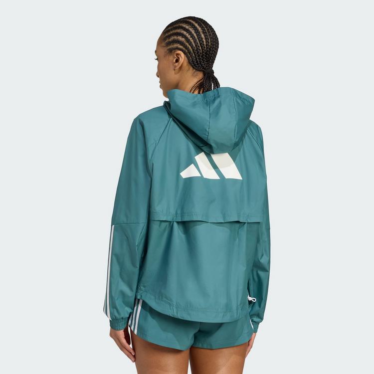 adidas adidas WIND.RDY Hyperglam Windbreaker Trainingsjacke Damen - Preloved Teal / White - 1 | SportScheck
