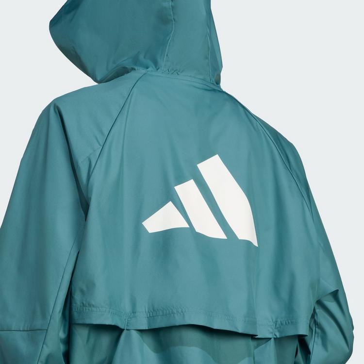 adidas adidas WIND.RDY Hyperglam Windbreaker Trainingsjacke Damen - Preloved Teal / White - 0 | SportScheck