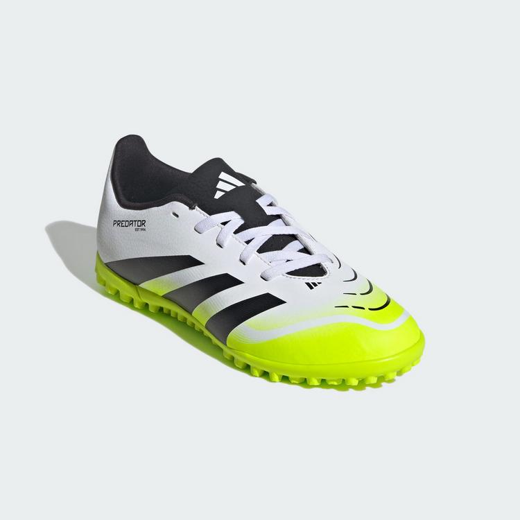 adidas adidas Predator Club Kids Fu&szlig;ballschuh, Fu&szlig;ballschuhe Kinder - Cloud White / Core Black / Lucid Lemon - 2 | SportScheck