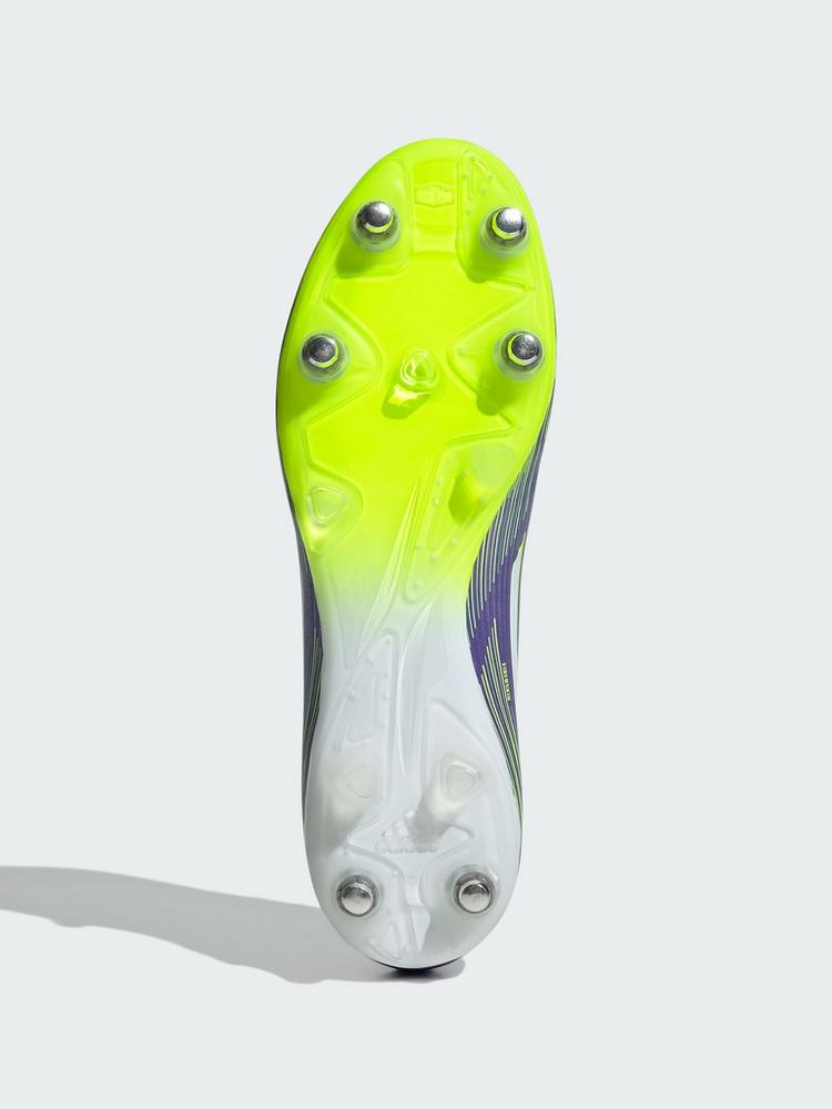 adidas adidas F50 League Fu&szlig;ballschuh, weiche B&ouml;den Fu&szlig;ballschuhe - Purple Rush / Cloud White / Lucid Lemon - 1 | SportScheck