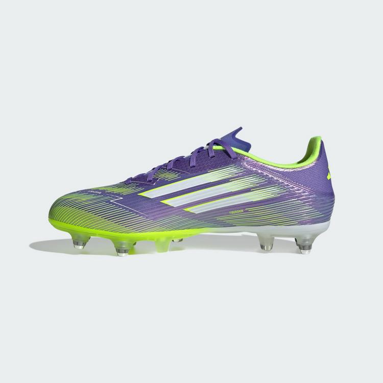 adidas adidas F50 League Fu&szlig;ballschuh, weiche B&ouml;den Fu&szlig;ballschuhe - Purple Rush / Cloud White / Lucid Lemon - 4 | SportScheck