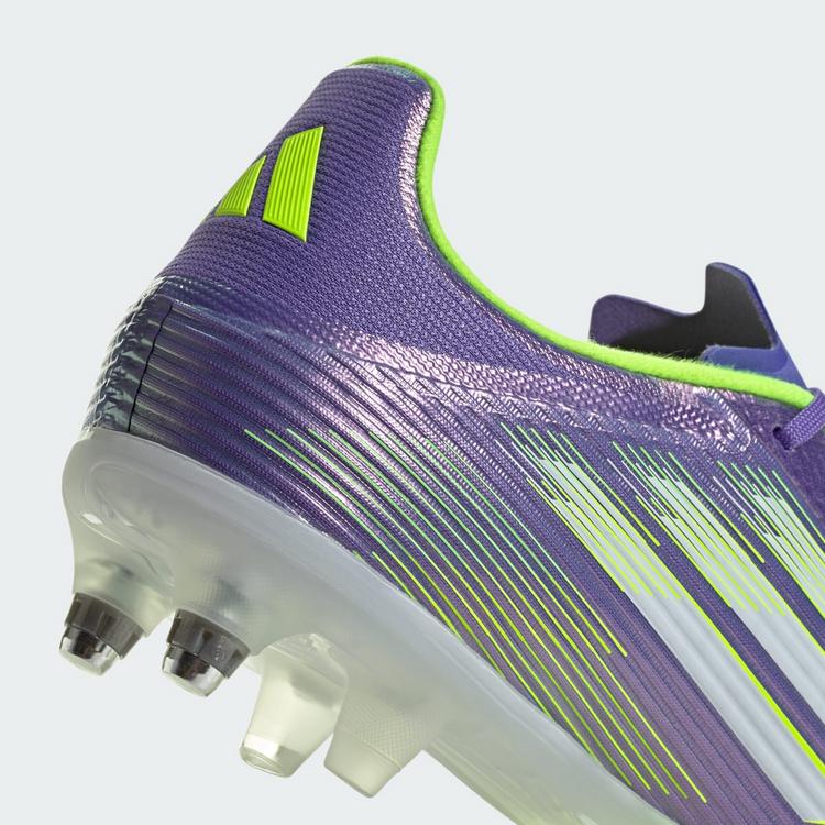 adidas adidas F50 League Fu&szlig;ballschuh, weiche B&ouml;den Fu&szlig;ballschuhe - Purple Rush / Cloud White / Lucid Lemon - 5 | SportScheck