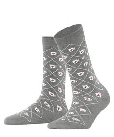 Burlington Teatime SO Freizeitsocken Damen light grey (3400)