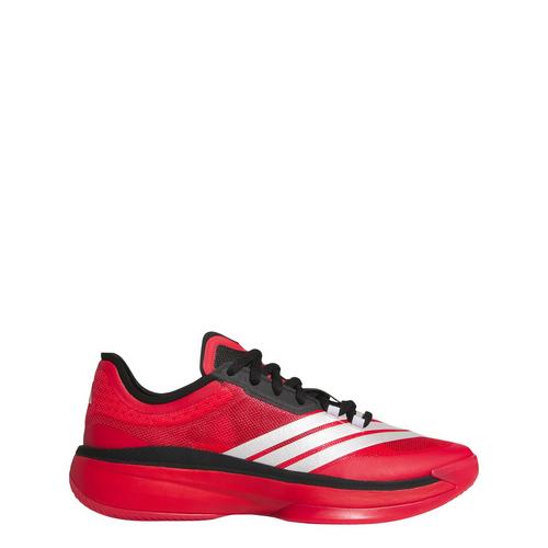 Rückansicht von adidas Adizero Select 2.0 Low Sneaker Basketballschuhe Pure Ruby / Core Black / Zero Metalic