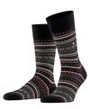 Burlington Fair Isle Socken Herren - black (3000)