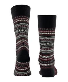 Rückansicht von Burlington Fair Isle SO Freizeitsocken Herren black (3000)