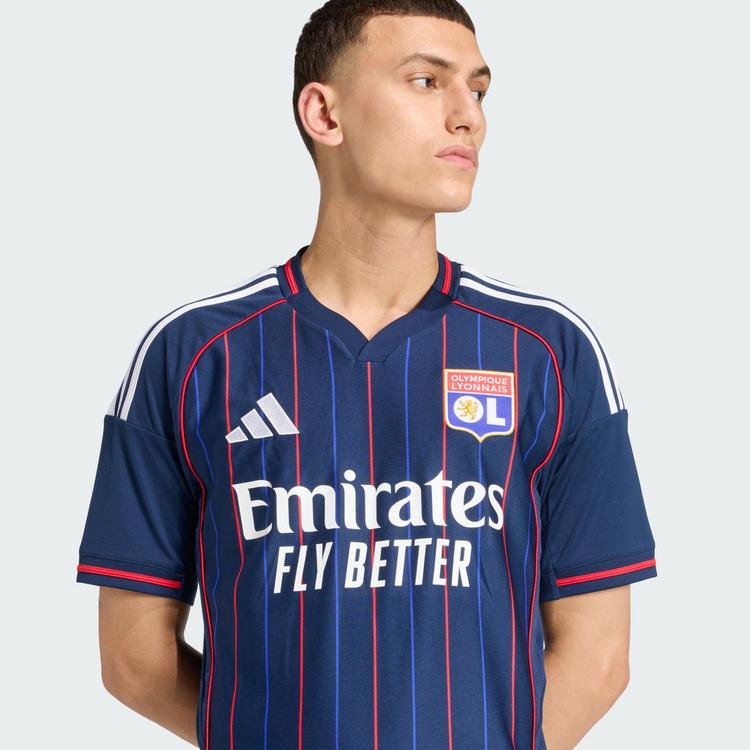 adidas adidas Olympique Lyon 25/26 Ausw&auml;rtstrikot Teamtrikot Herren - Night Indigo - 1 | SportScheck
