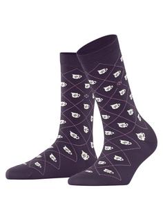 Burlington Teatime SO Freizeitsocken Damen wineberry (8761)