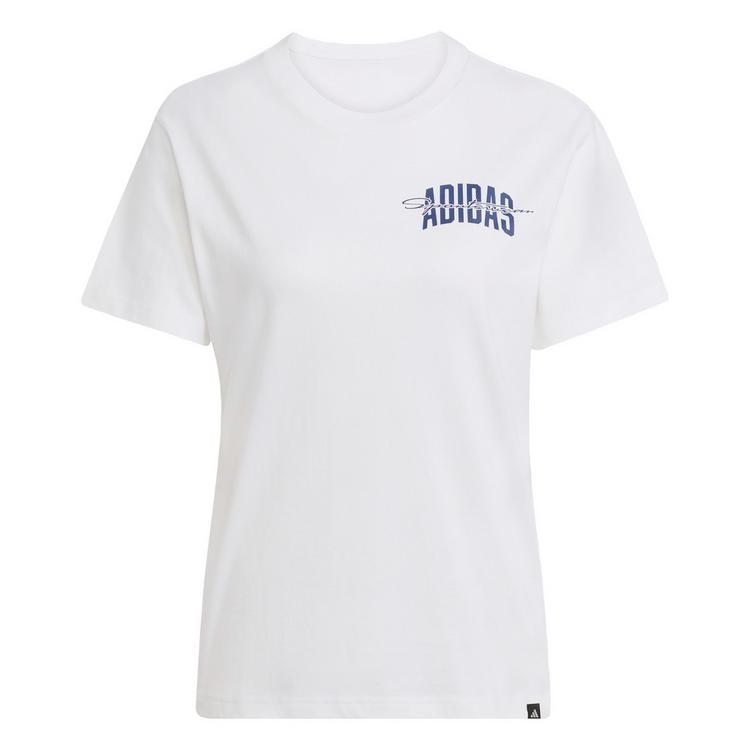 adidas adidas College Grafik T-Shirt T-Shirt Damen - White - 0 | SportScheck
