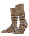 Burlington Fair Isle Socken Herren - camel (5038)