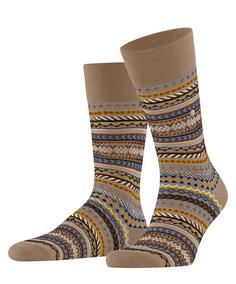 Burlington Fair Isle SO Freizeitsocken Herren camel (5038)