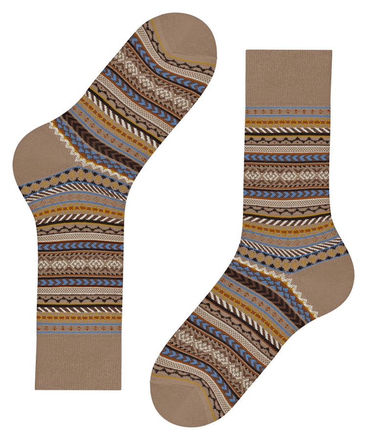 Burlington Burlington Fair Isle Socken Herren - camel (5038) - 2 | SportScheck