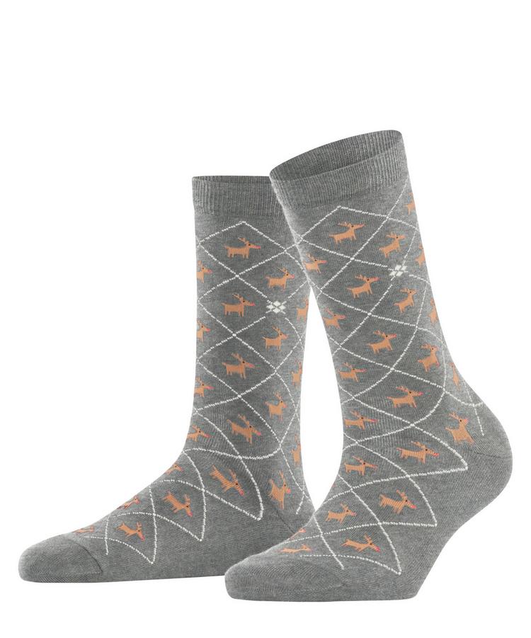Burlington Burlington Reindeer SO Socken Damen - light grey (3400) - 0 | SportScheck