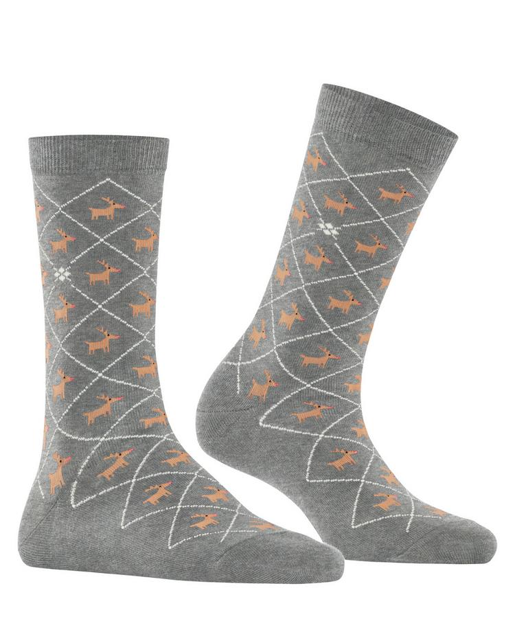 Burlington Burlington Reindeer SO Socken Damen - light grey (3400) - 0 | SportScheck