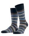 Burlington Fair Isle Socken Herren - marine (6120)