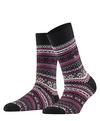 Burlington Fair Isle Delight SO Socken Damen - black (3000)