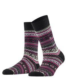 Burlington Fair Isle Delight SO Freizeitsocken Damen black (3000)