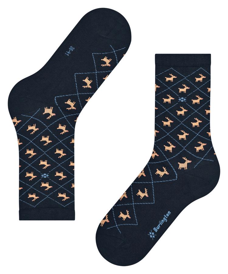Burlington Burlington Reindeer SO Socken Damen - marine (6120) - 2 | SportScheck