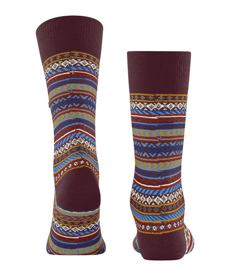 Burlington Burlington Fair Isle Socken Herren - claret (8435) - 0 | SportScheck