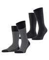 ESPRIT Houndstooth SO  2-Pack Socken Herren - black (3000)