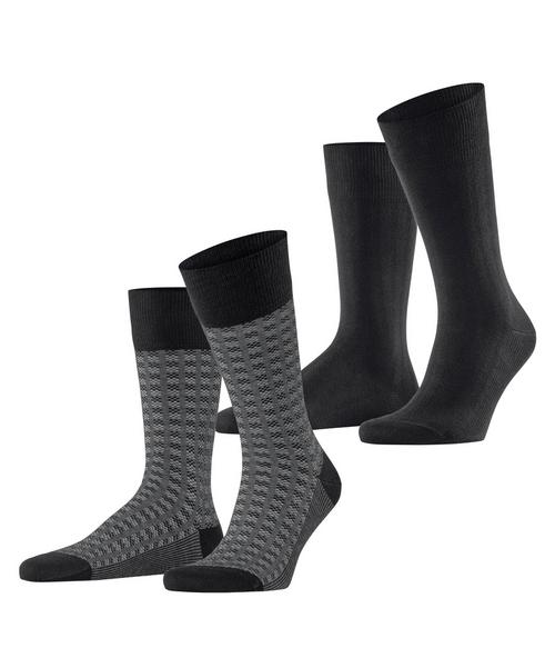 ESPRIT Houndstooth SO  2-Pack Socken Herren