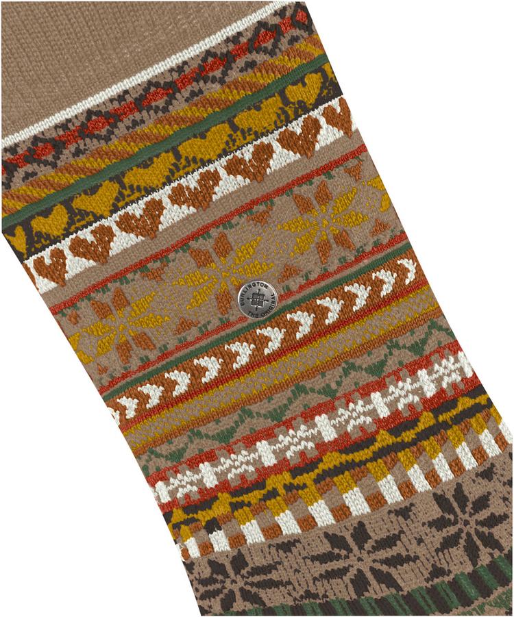 Burlington Burlington Fair Isle Delight SO Socken Damen - camel (5038) - 1 | SportScheck