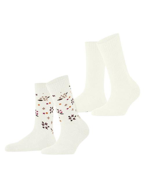 ESPRIT Flower Rib SO  2-Pack Socken Damen