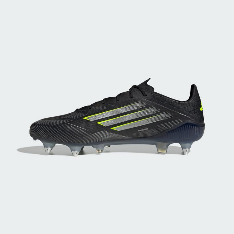 adidas adidas F50 Elite Fu&szlig;ballschuh, weiche B&ouml;den Fu&szlig;ballschuhe - Core Black / Iron Metallic / Lucid Lemon - 4 | SportScheck