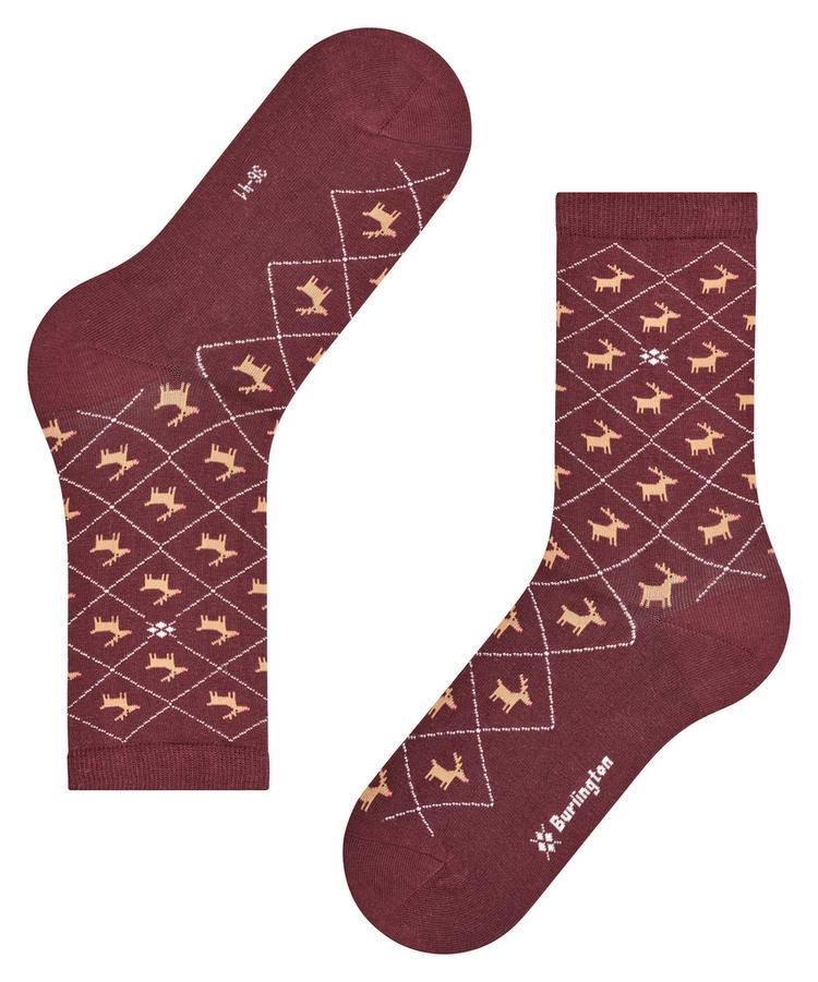 Burlington Burlington Reindeer SO Socken Damen - barolo (8526) - 2 | SportScheck