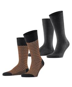 ESPRIT Houndstooth SO  2-Pack Freizeitsocken Herren anthra.mel (3081)